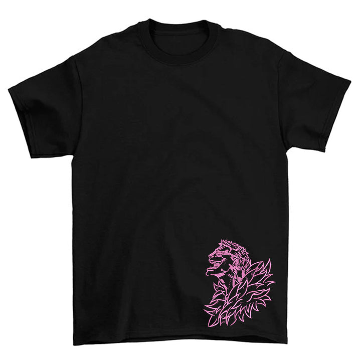 KAEL - Donquixote Doflamingo Oversize Tshirt Yeniden Yapılandırılmış Nakış