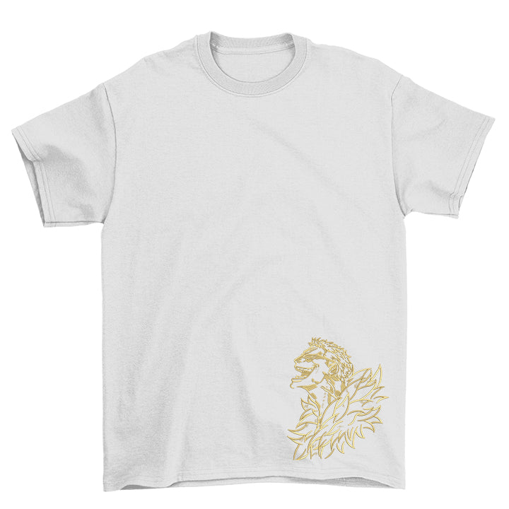 KAEL - Donquixote Doflamingo Oversize Tshirt Yeniden Yapılandırılmış Nakış