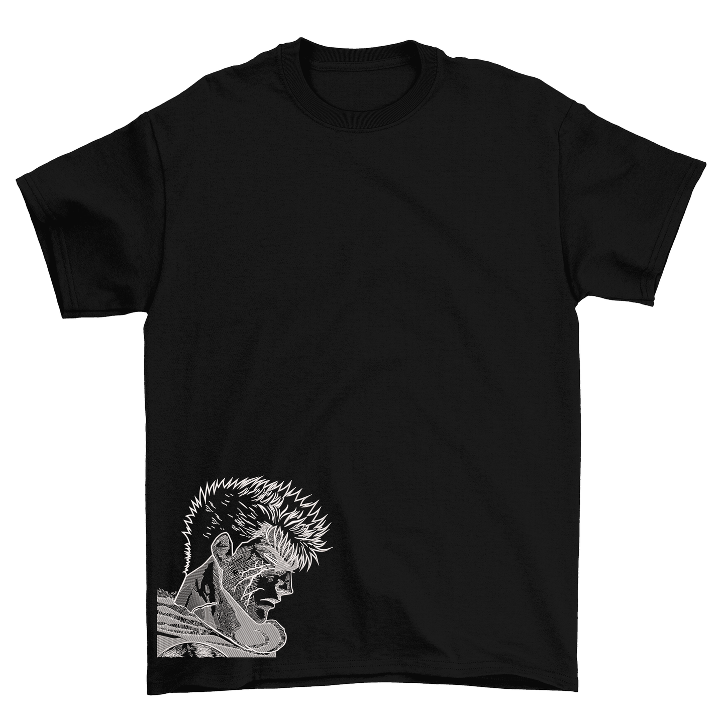 KAEL - Berserk Guts 2 Oversize Tshirt Yeniden Yapılandırılmış Nakış