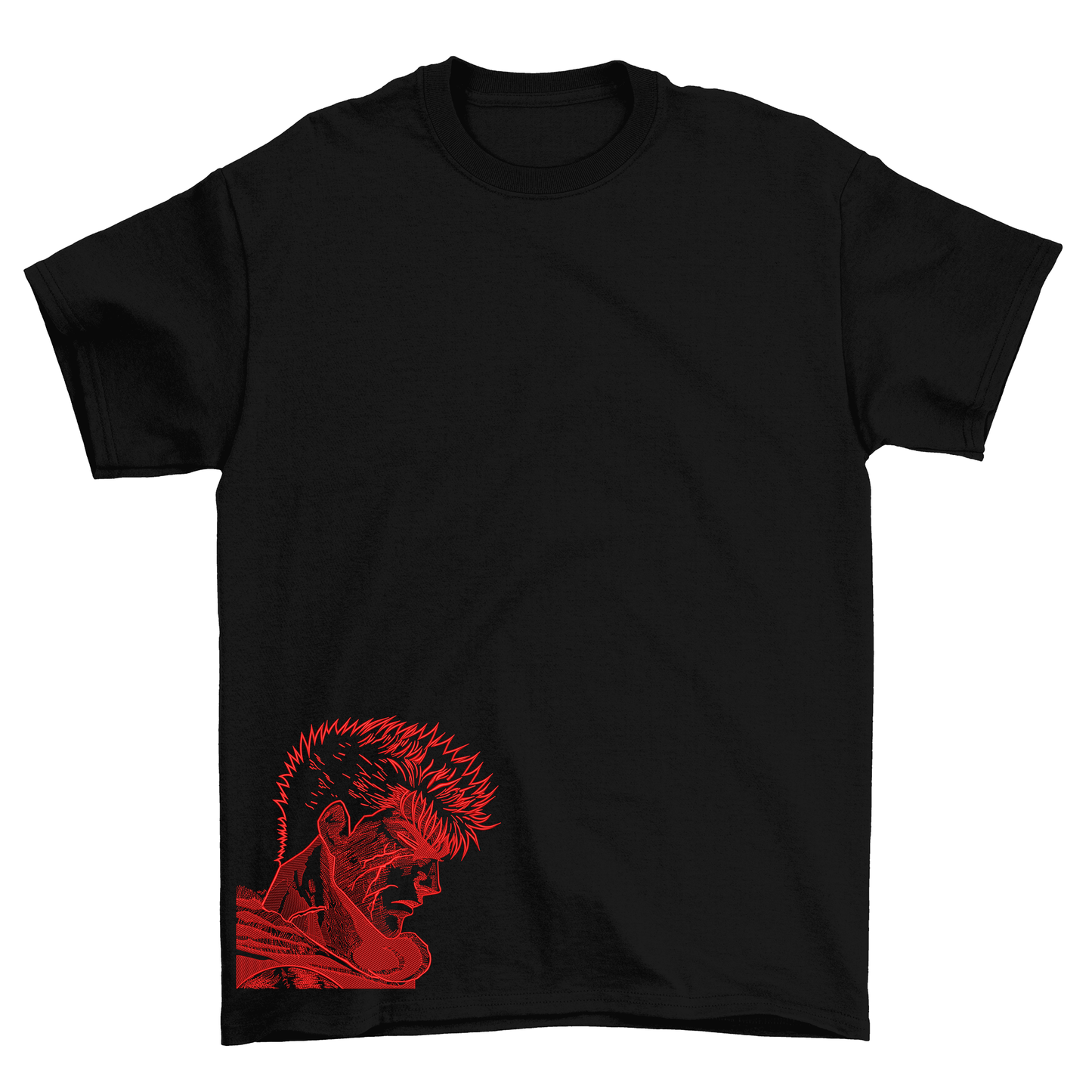 KAEL - Berserk Guts 2 Oversize Tshirt Yeniden Yapılandırılmış Nakış