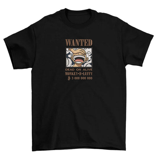 KAEL - Luffy Gear 5 Oversize Tshirt Yeniden Yapılandırılmış Nakış