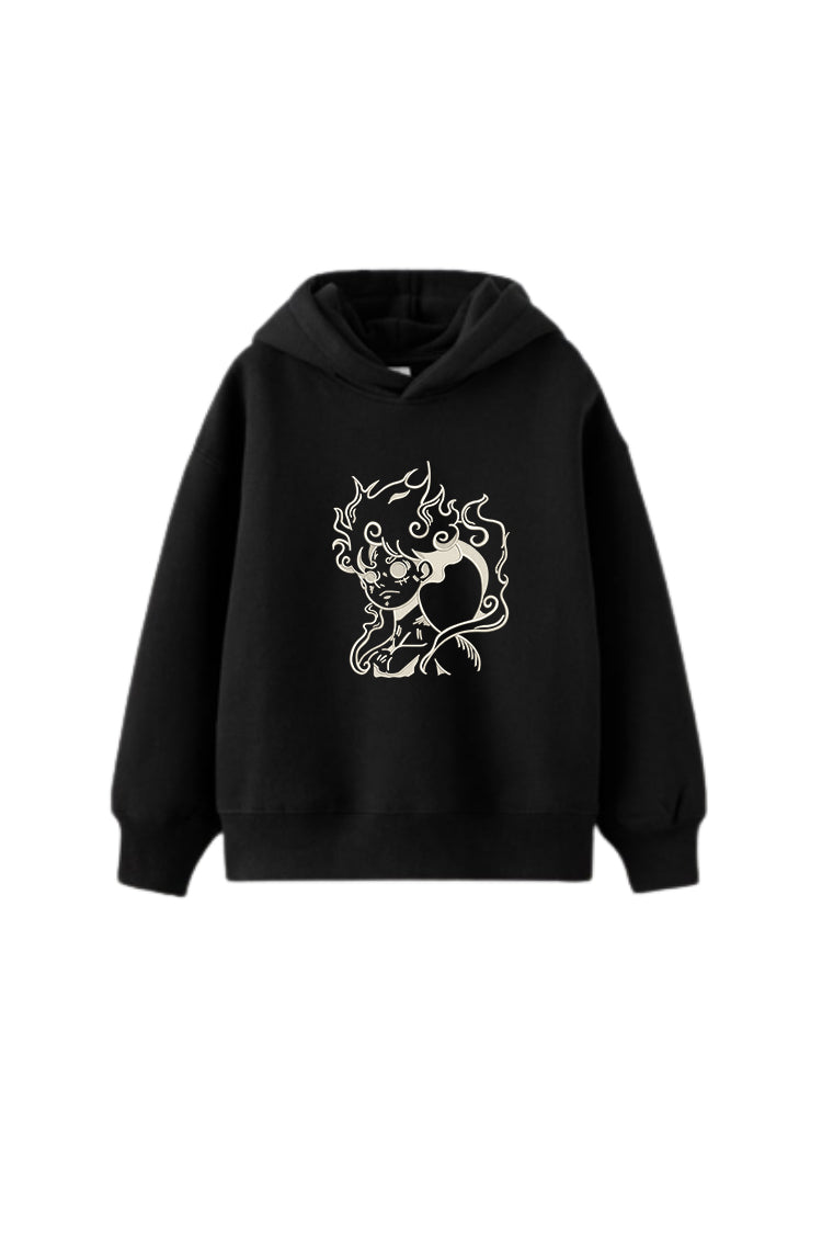KAEL - OVERSİZE SWEATSHİRT - Monkey D.Luffy Nika 1 Yeniden Yapılandırılmış Nakış
