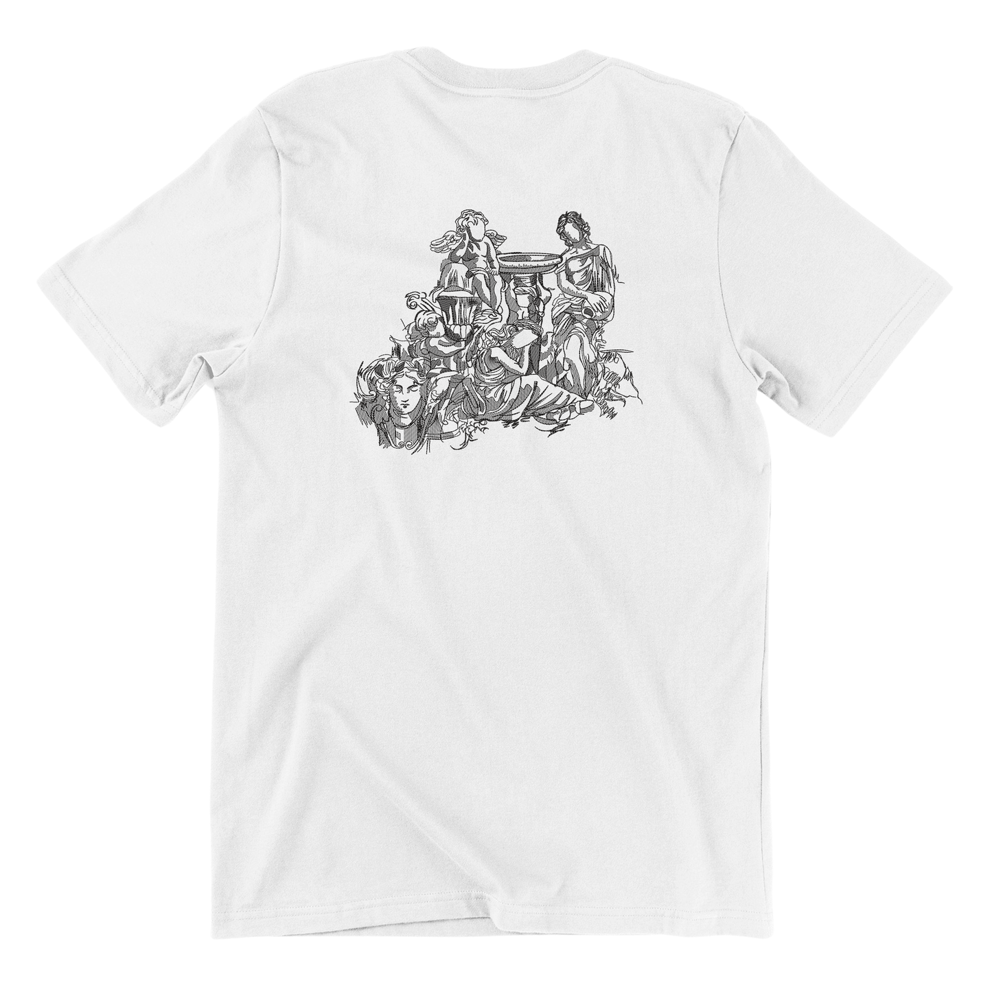 KAEL - Angels Oversize Tshirt Yeniden Yapılandırılmış Nakış