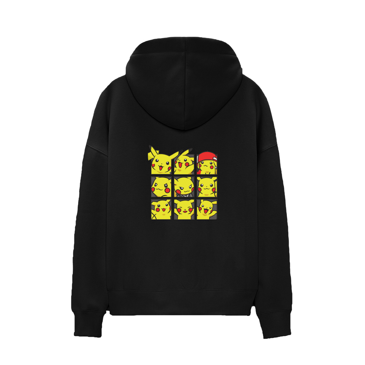KAEL - OVERSİZE SWEATSHİRT - Pikachu Yeniden Yapılandırılmış Nakış
