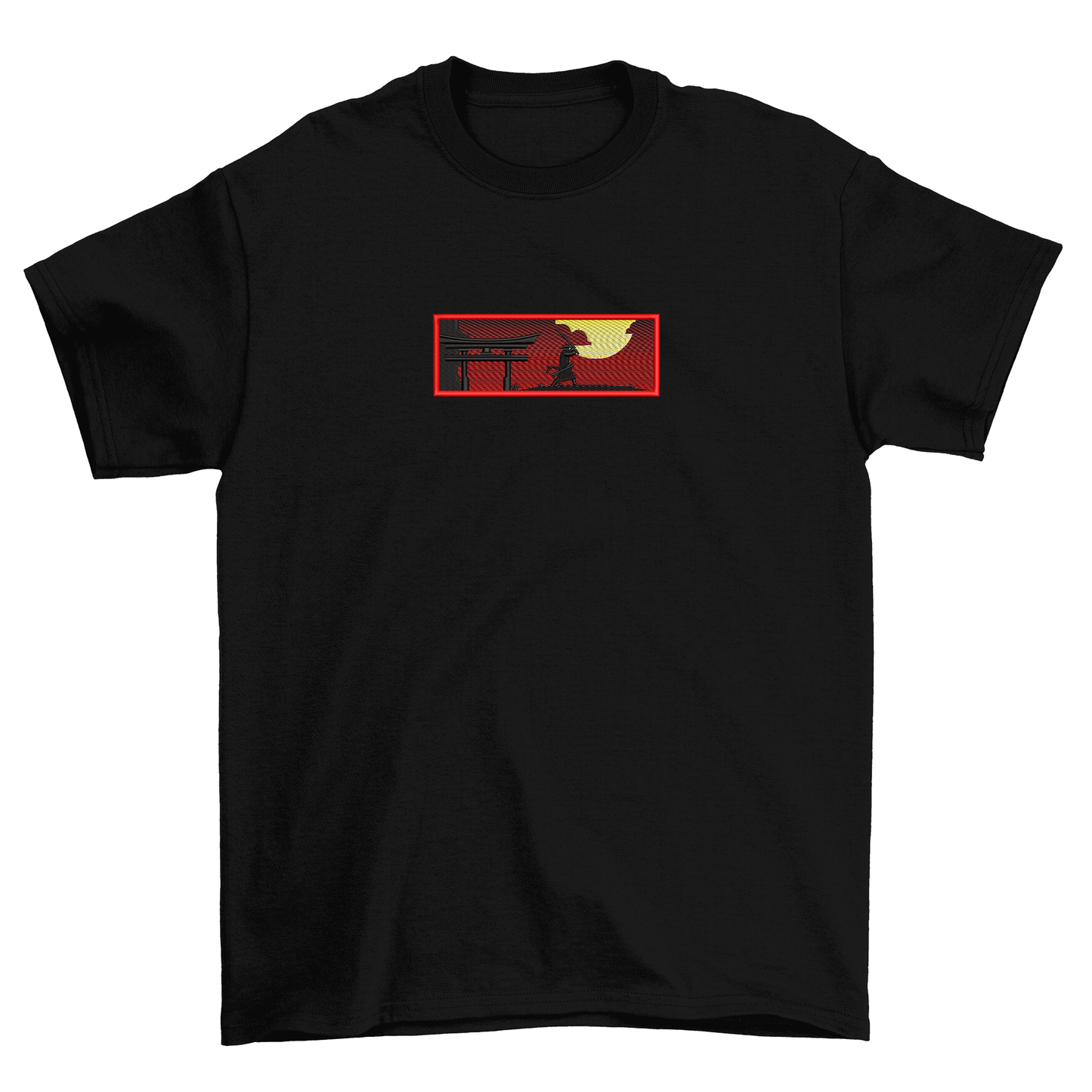 KAEL - Samurai Oversize Tshirt Yeniden Yapılandırılmış Nakış
