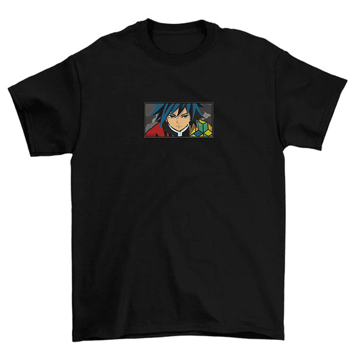 KAEL - Tomioka Giyu Oversize Tshirt Yeniden Yapılandırılmış Nakış