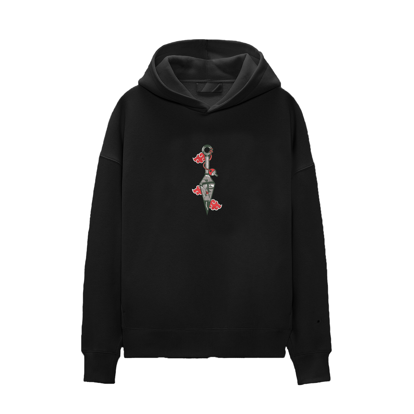 KAEL - OVERSİZE SWEATSHİRT - Uchiha Itachi Yeniden Yapılandırılmış Nakış