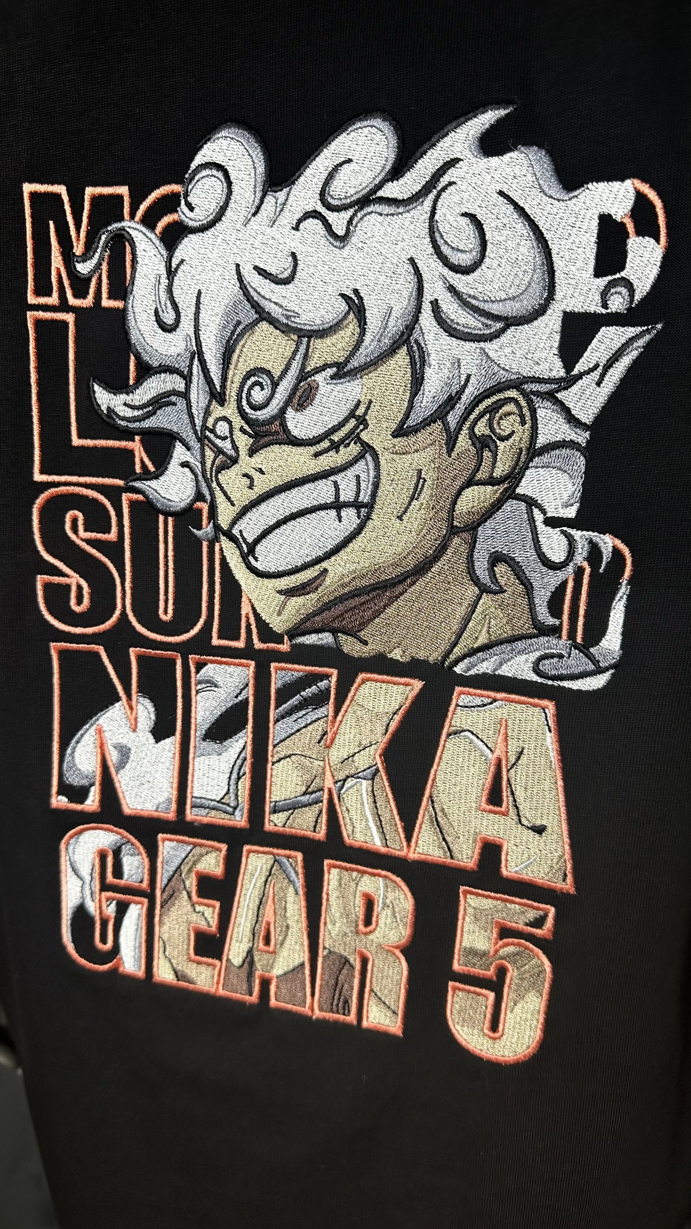 KAEL - OVERSİZE SWEATSHİRT - Monkey D. Luffy Gear 5  Yeniden Yapılandırılmış Nakış