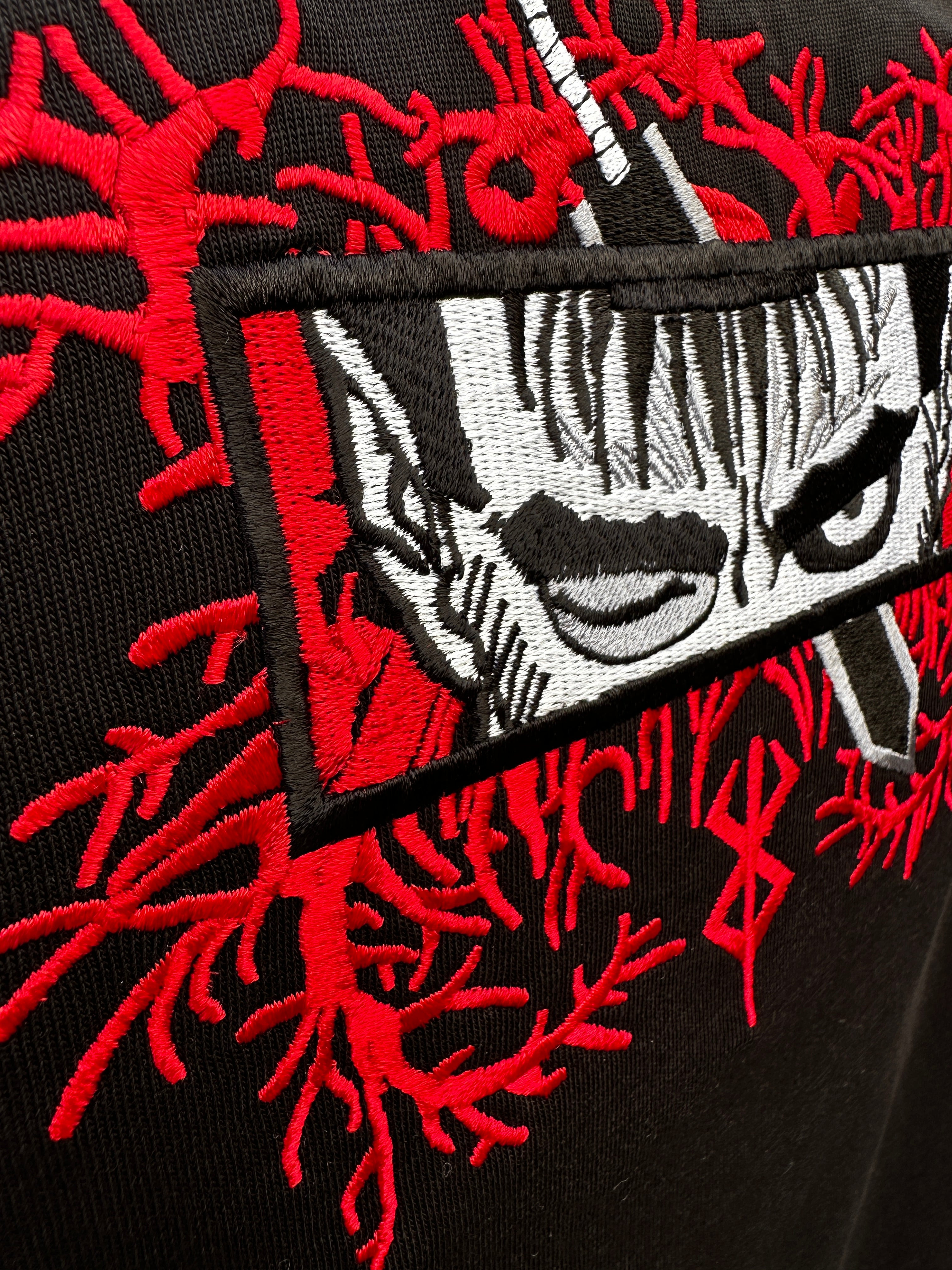 KAEL - Guts Yeniden Oversize Tshirt Yapılandırılmış Nakış