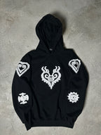 KAEL - OVERSİZE SWEATSHİRT - Trafalgar D. Law Aplikeli Yeniden Yapılandırılmış Nakış