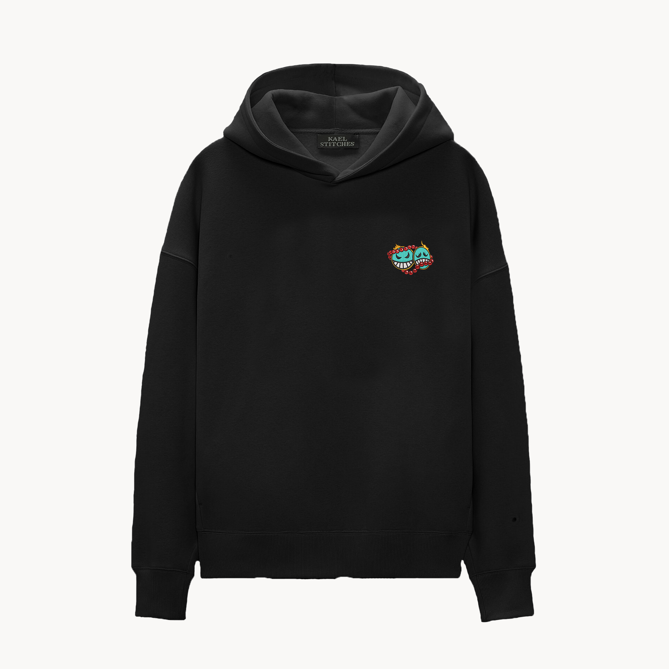 KAEL - OVERSİZE SWEATSHİRT - Portgas D. Ace Back Pose Yeniden Yapılandırılmış Nakış