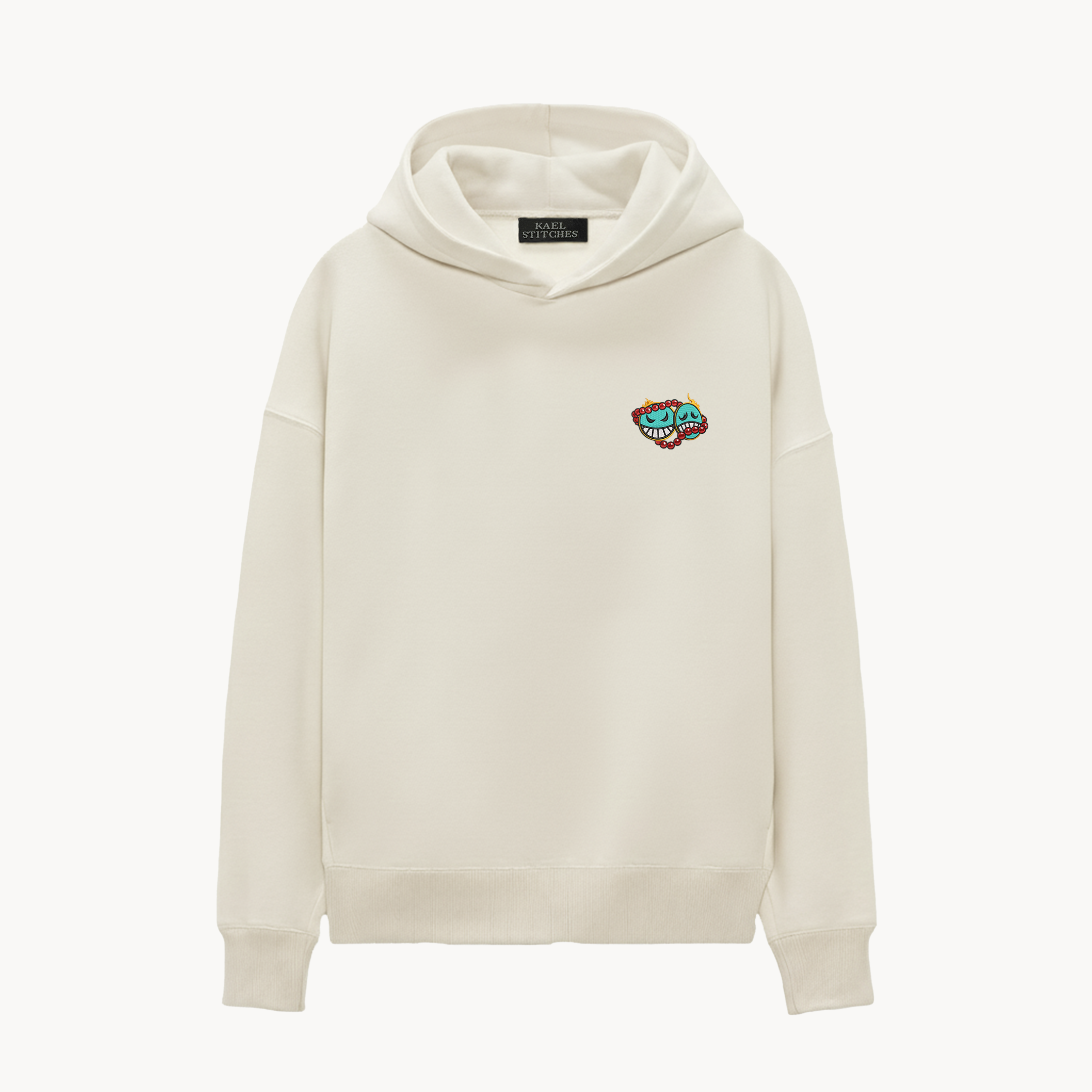 KAEL - OVERSİZE SWEATSHİRT - Portgas D. Ace Back Pose Yeniden Yapılandırılmış Nakış