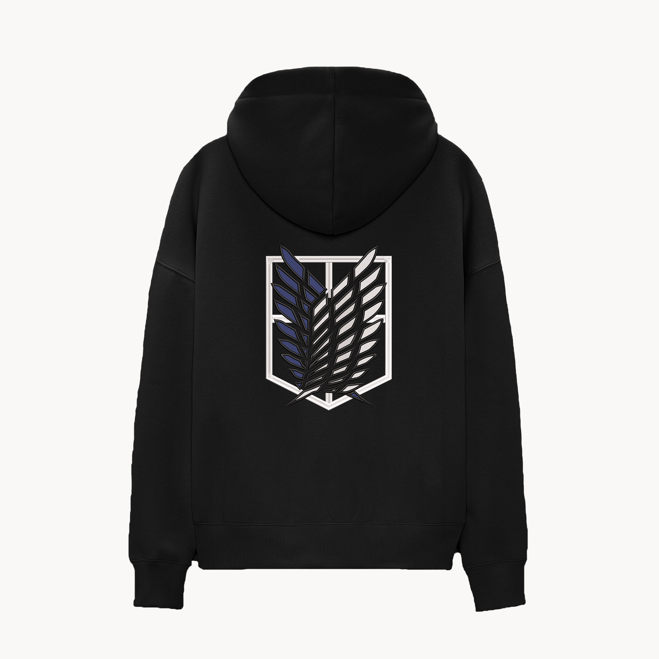 KAEL - OVERSİZE SWEATSHİRT - Wings of Freedom Yeniden Yapılandırılmış Nakış