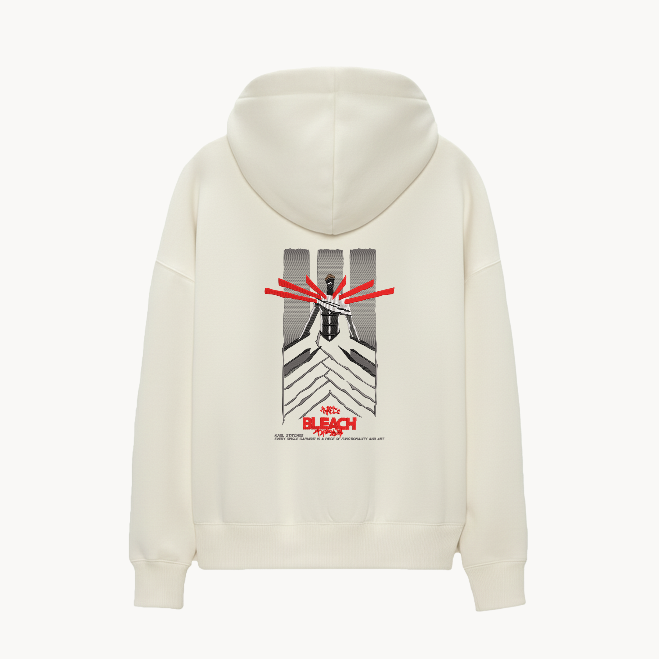 KAEL - OVERSİZE SWEATSHİRT - Aizen Sosuke Yeniden Yapılandırılmış Nakış