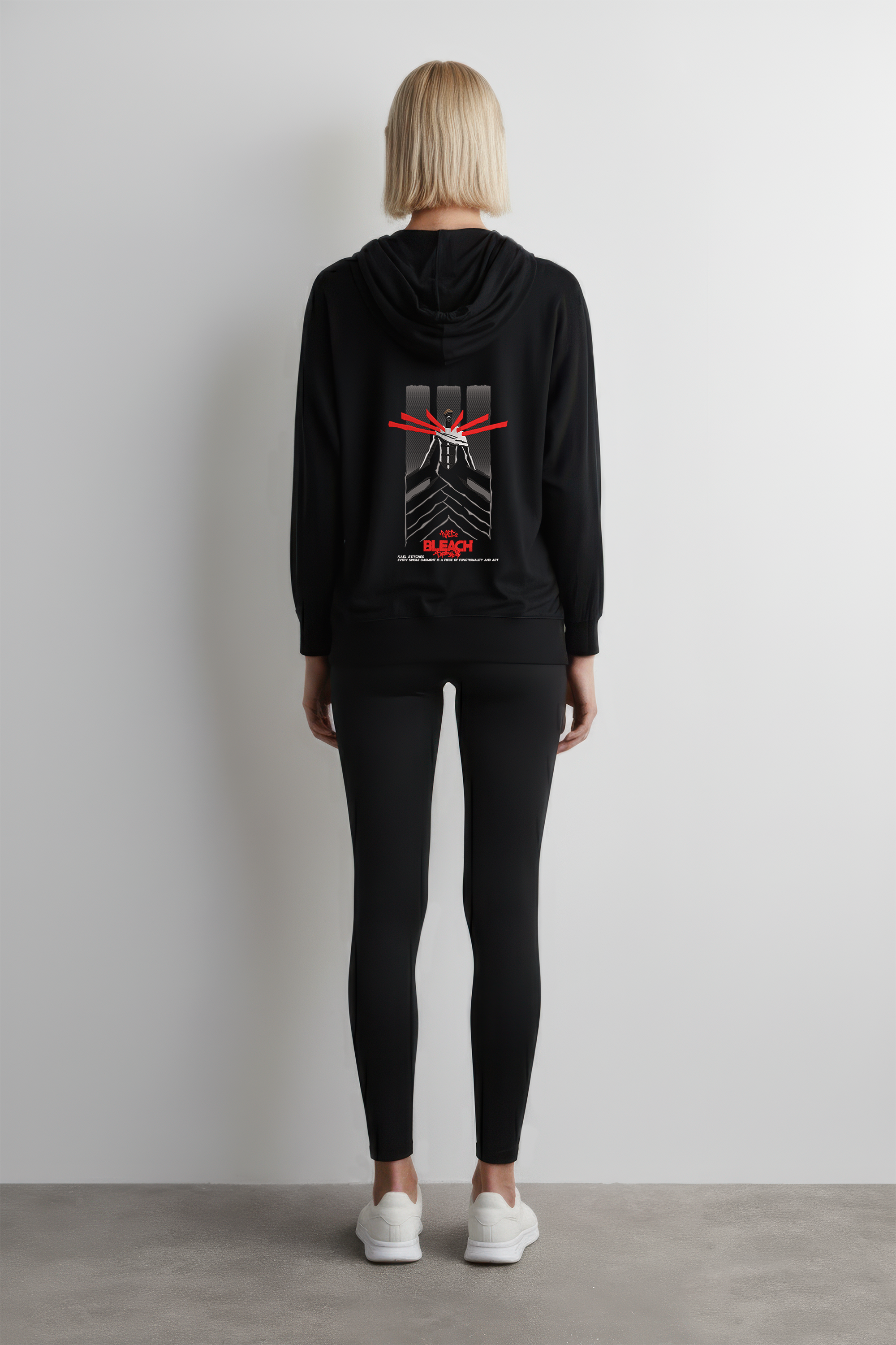 KAEL - OVERSİZE SWEATSHİRT - Aizen Sosuke Yeniden Yapılandırılmış Nakış