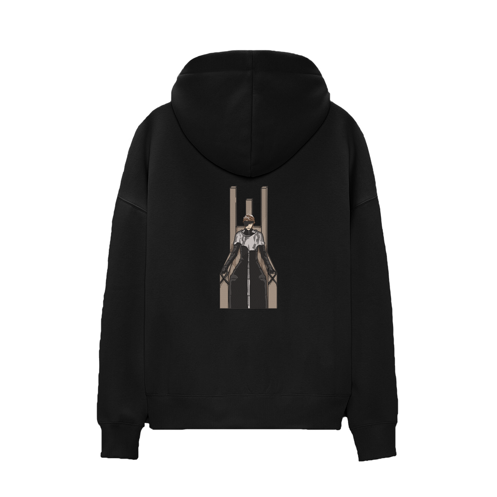 KAEL - OVERSİZE SWEATSHİRT - Aizen Sosuke Yeniden Yapılandırılmış Nakış