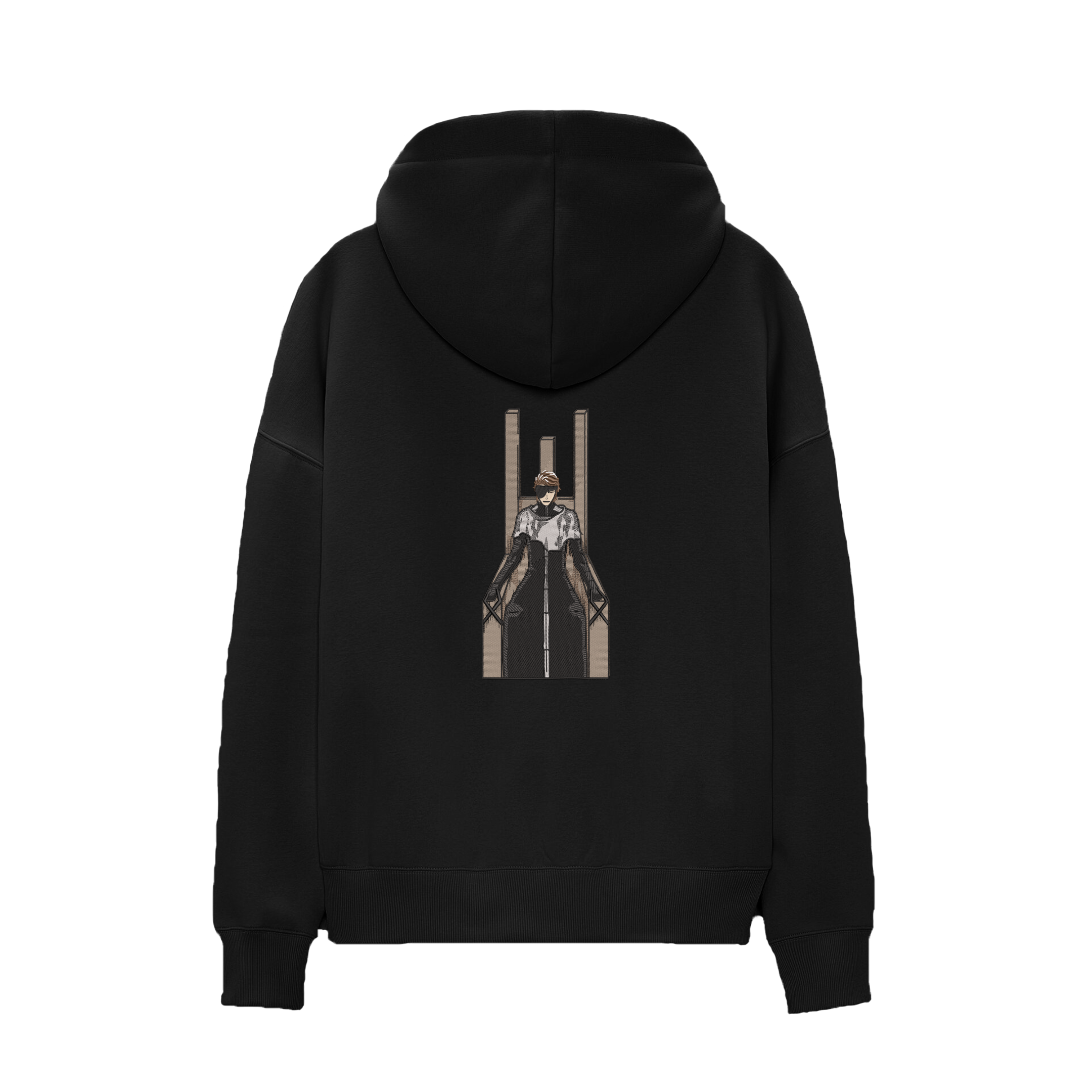 KAEL - OVERSİZE SWEATSHİRT - Aizen Sosuke Yeniden Yapılandırılmış Nakış