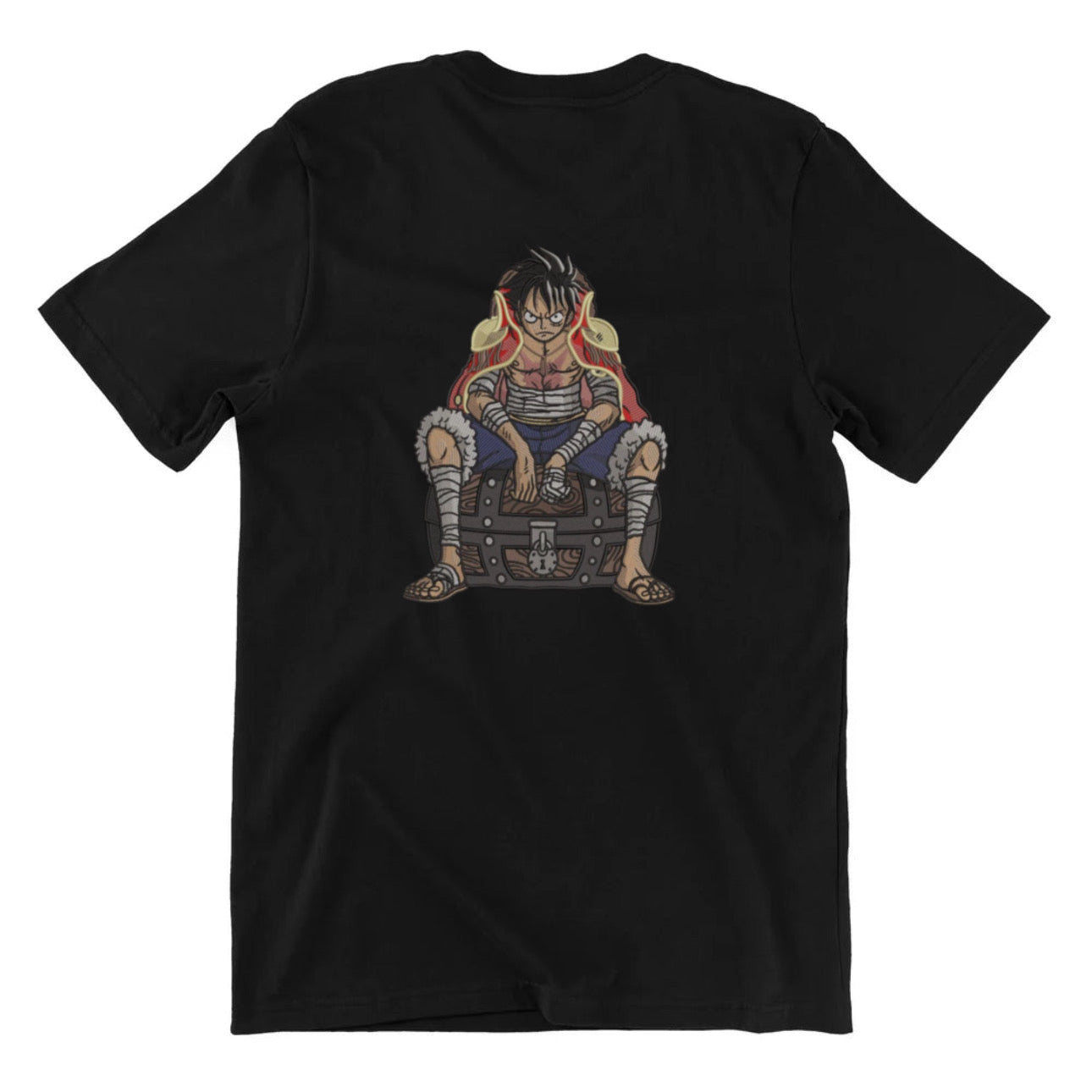 KAEL - Monkey D. Luffy Nika Oversize Tshirt Yeniden Yapılandırılmış Nakış