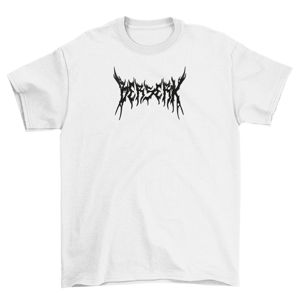 KAEL - Berserk Yazı Oversize Tshirt Yeniden Yapılandırılmış Nakış
