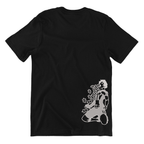 KAEL - Bluelock Isagi Puzzle Tshirt Yeniden Yapılandırılmış Nakış