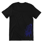 KAEL - Bluelock Isagi Puzzle Tshirt Yeniden Yapılandırılmış Nakış