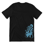 KAEL - Bluelock Isagi Puzzle Tshirt Yeniden Yapılandırılmış Nakış