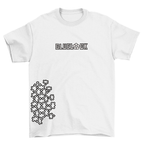 KAEL - Bluelock Isagi Puzzle Tshirt Yeniden Yapılandırılmış Nakış
