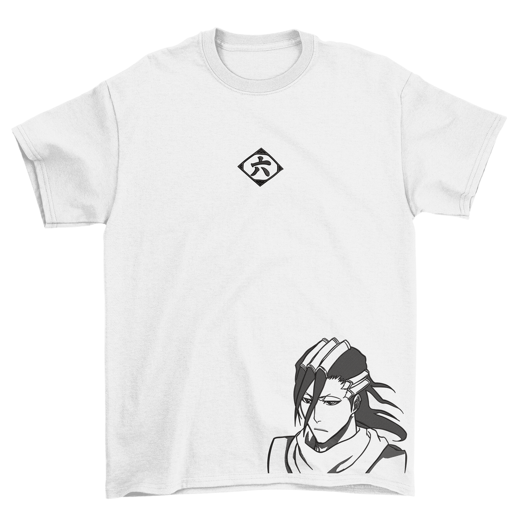 KAEL - Kuchiki Byakuya Oversize Tshirt Yeniden Yapılandırılmış Nakış