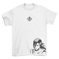 KAEL - Kuchiki Byakuya Oversize Tshirt Yeniden Yapılandırılmış Nakış