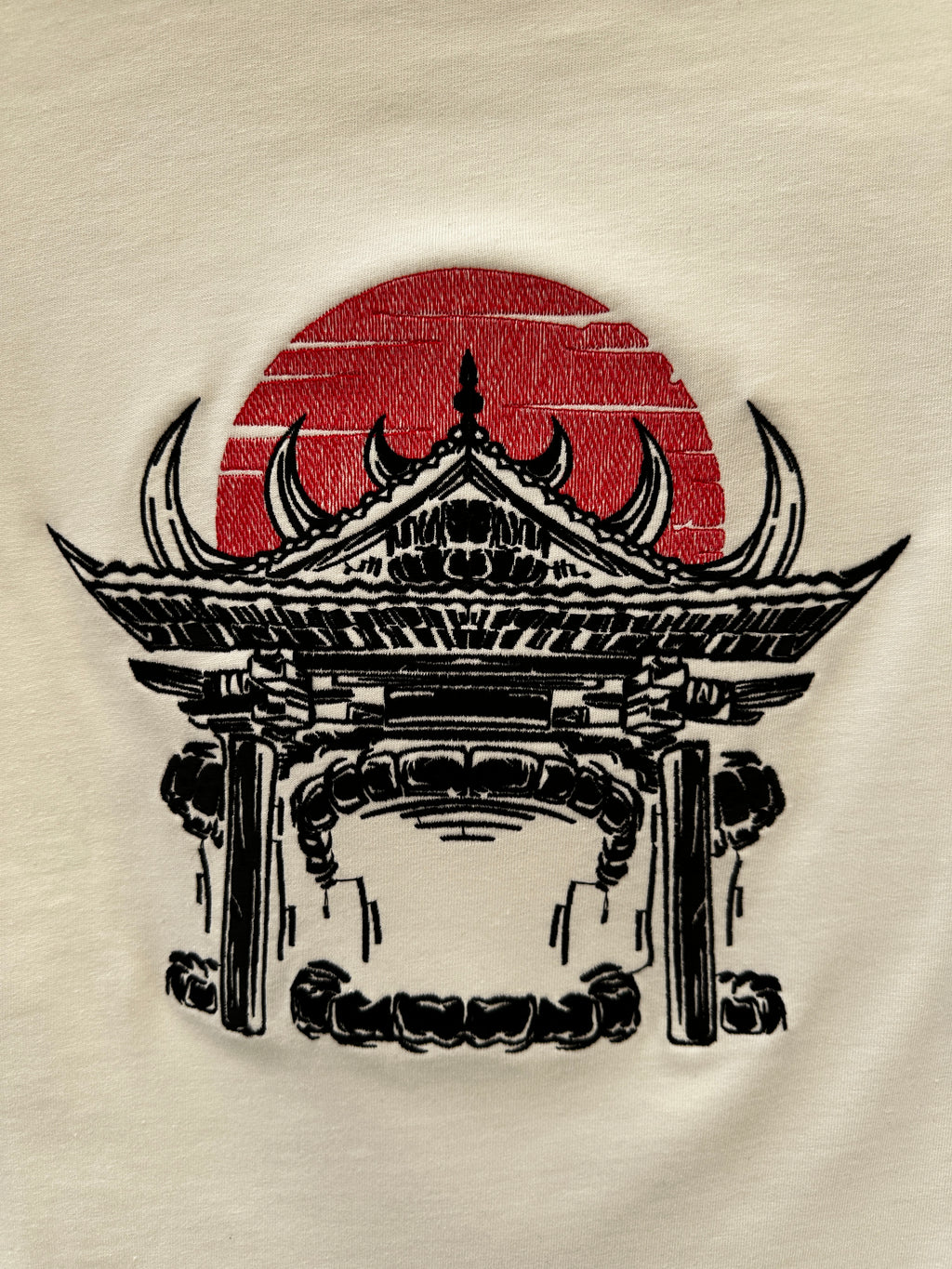 KAEL - Sukuna Mabet Oversize Tshirt Yeniden Yapılandırılmış Nakış