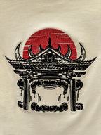 KAEL - Sukuna Mabet Oversize Tshirt Yeniden Yapılandırılmış Nakış