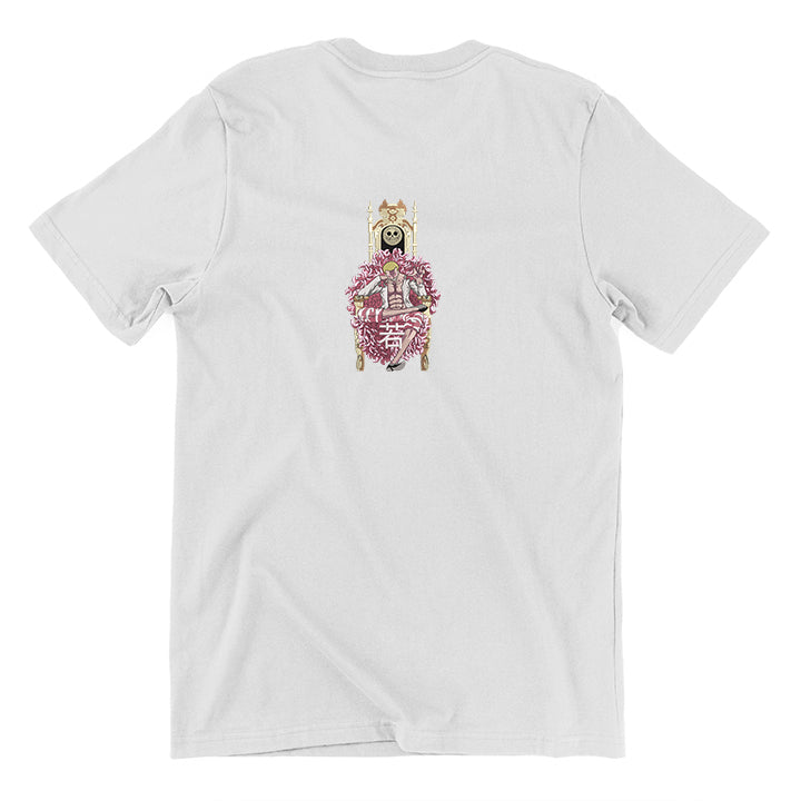 KAEL - Donquixote Doflamingo Oversize Tshirt Yeniden Yapılandırılmış Nakış
