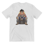 KAEL - Monkey D. Luffy Nika Oversize Tshirt Yeniden Yapılandırılmış Nakış