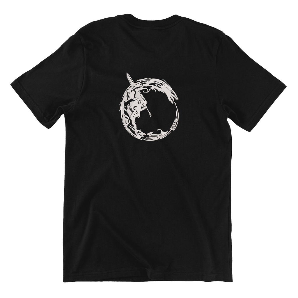 KAEL - Guts Sırt Dragon Oversize Tshirt Yeniden Yapılandırılmış Nakış