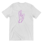 KAEL - Gojo Satoru Hand Sign Oversize Tshirt Yeniden Yapılandırılmış Nakış