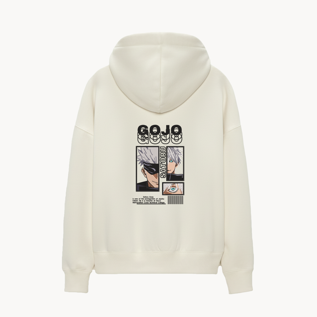 KAEL - OVERSİZE SWEATSHİRT -Gojo Satoru Yeniden Yapılandırılmış Nakış