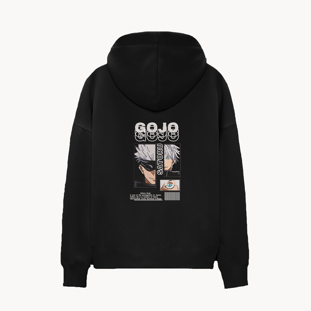 KAEL - OVERSİZE SWEATSHİRT -Gojo Satoru Yeniden Yapılandırılmış Nakış