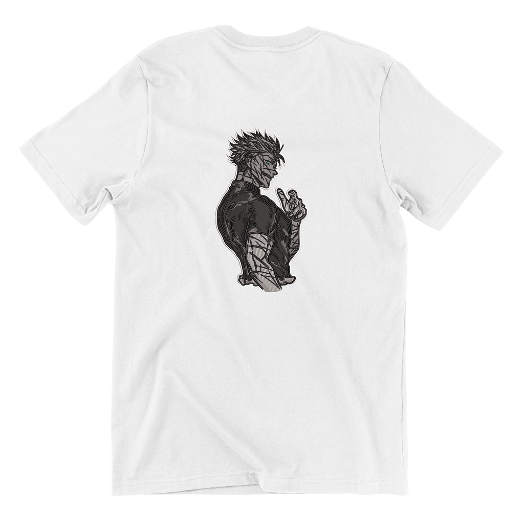 KAEL - Gojo Satoru The Honored One Tshirt Yeniden Yapılandırılmış Nakış