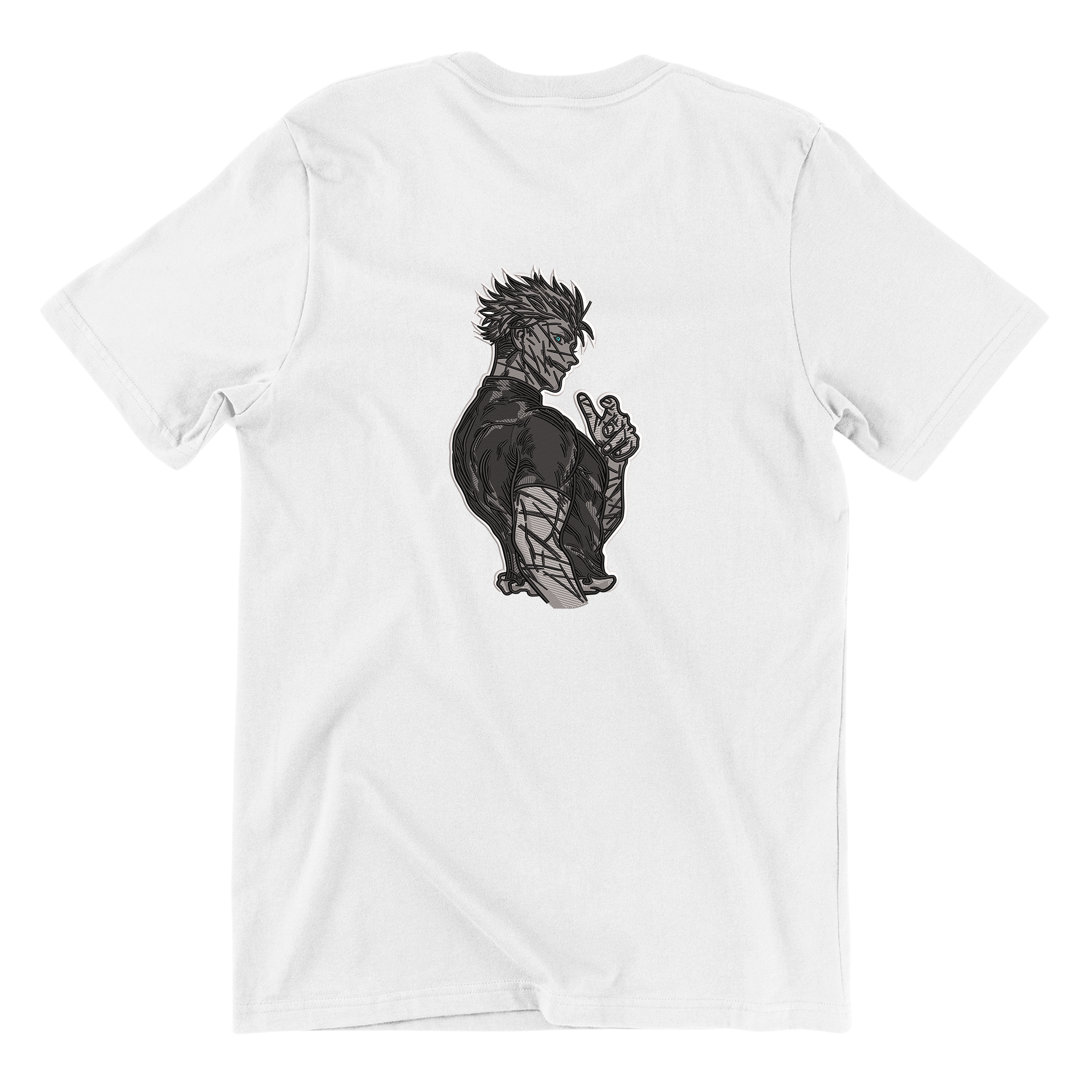 KAEL - Gojo Satoru The Honored One Tshirt Yeniden Yapılandırılmış Nakış