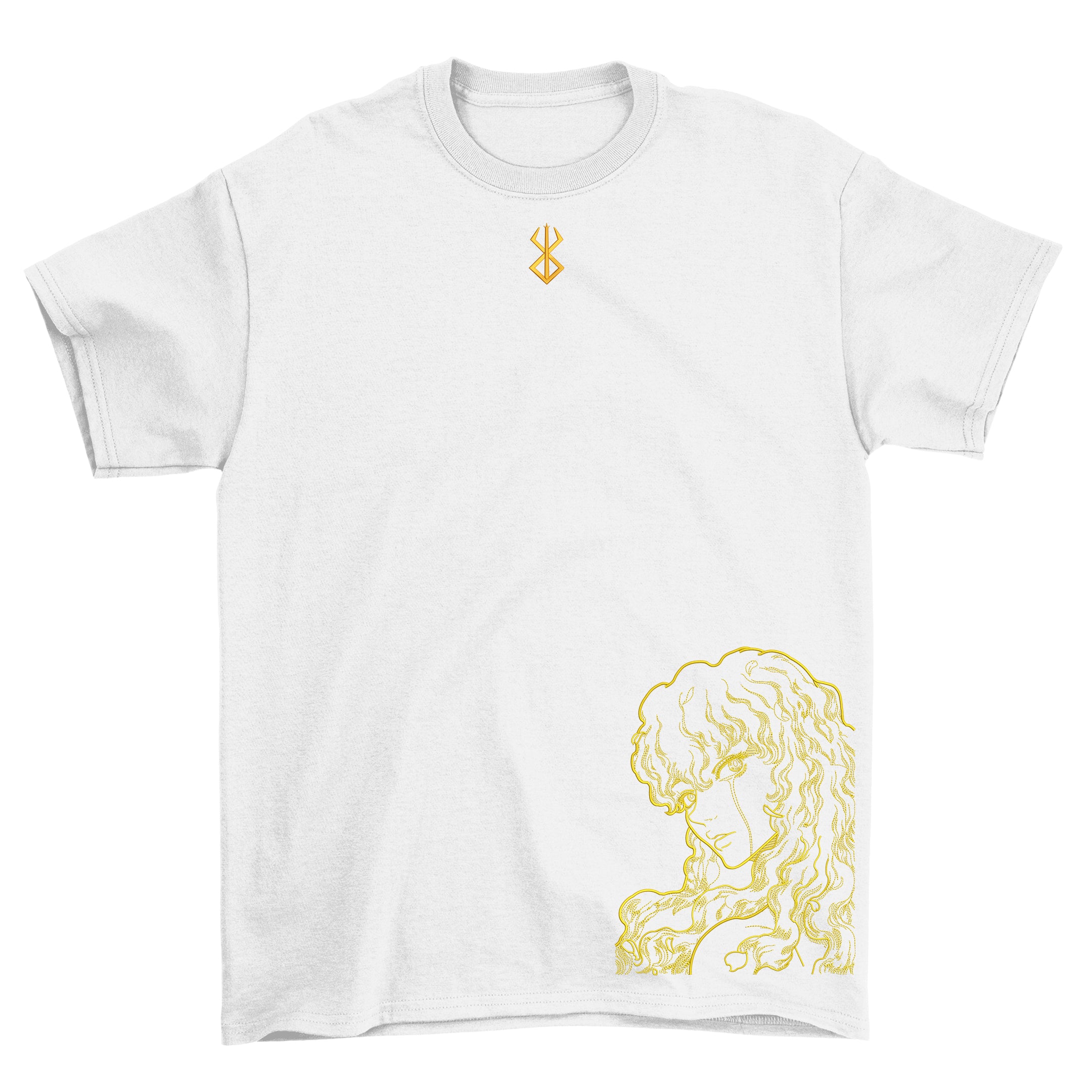 KAEL - Berserk Griffith Oversize Tshirt Yeniden Yapılandırılmış Nakış