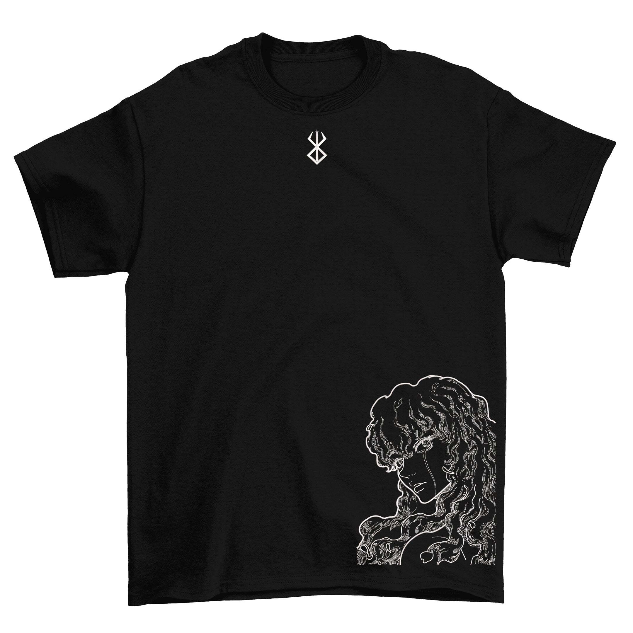 KAEL - Berserk Griffith Oversize Tshirt Yeniden Yapılandırılmış Nakış