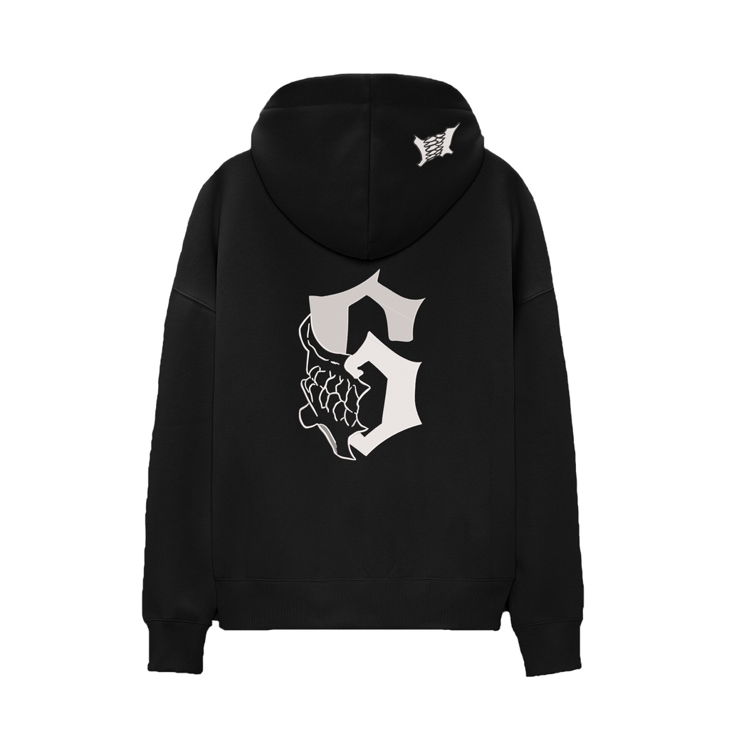 KAEL - OVERSİZE SWEATSHİRT - Grimmjow Jaegerjaquez Version 2Yeniden Yapılandırılmış Nakış