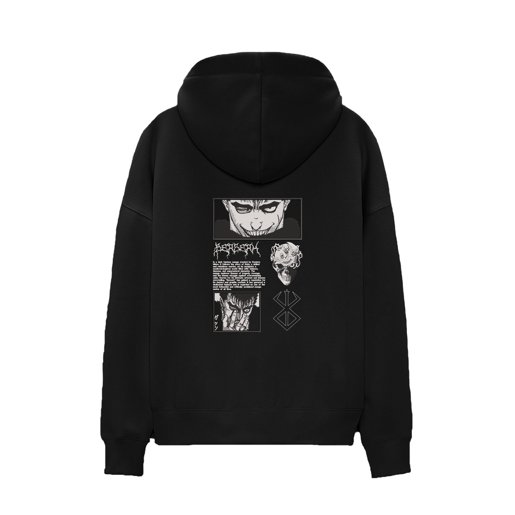 KAEL - OVERSİZE SWEATSHİRT - GUTS Yeniden Yapılandırılmış Nakış