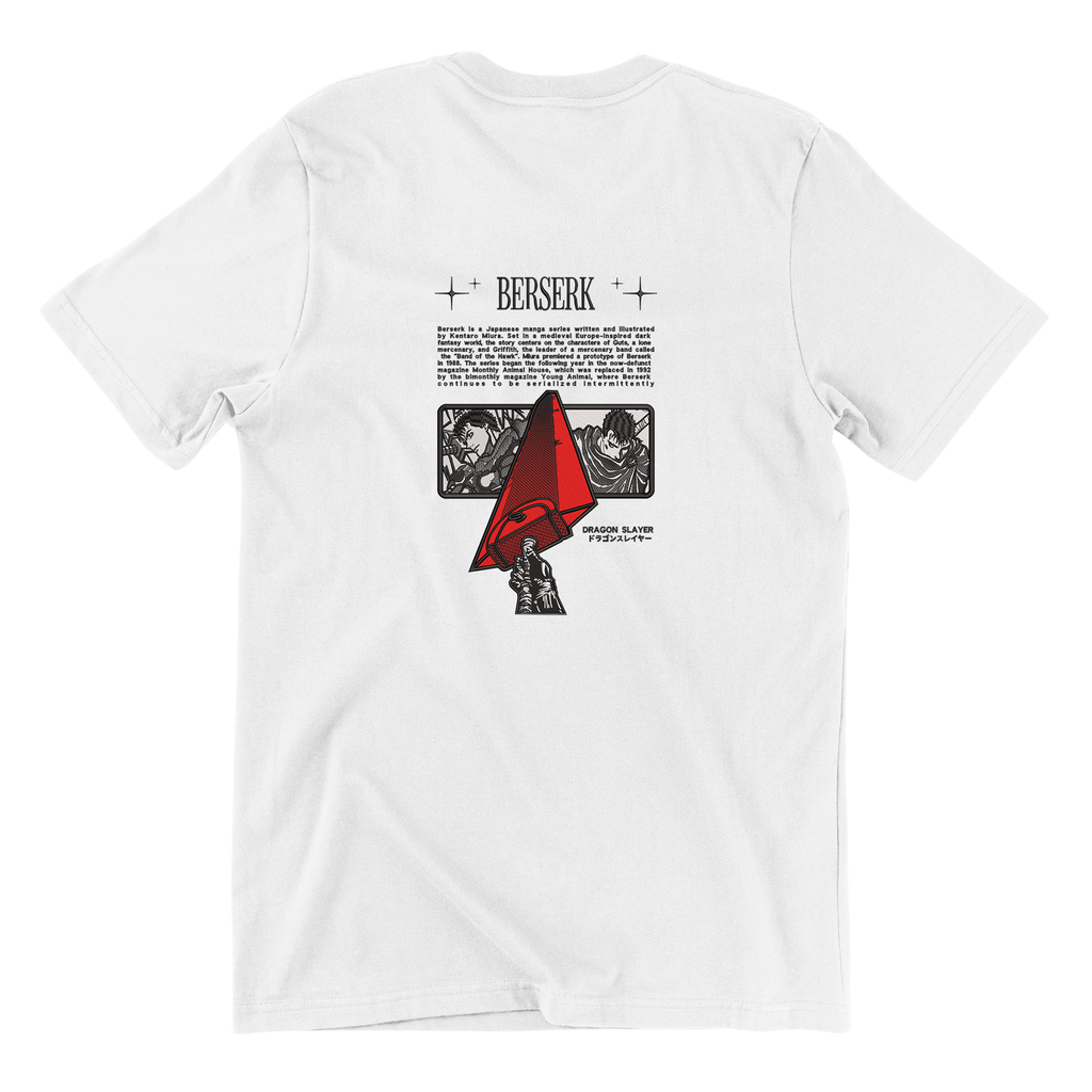 KAEL - Guts DragonSlayer Oversize Tshirt Yeniden Yapılandırılmış Nakış