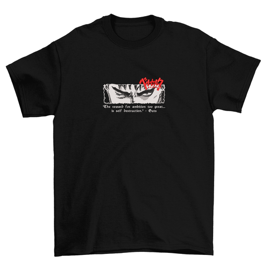 KAEL - Guts Ambition Tshirt Yeniden Yapılandırılmış Nakış