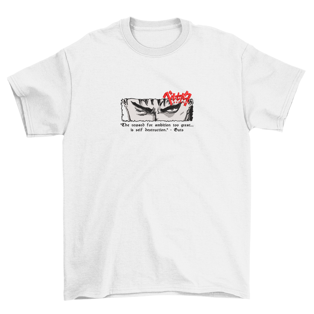 KAEL - Guts Ambition Tshirt Yeniden Yapılandırılmış Nakış