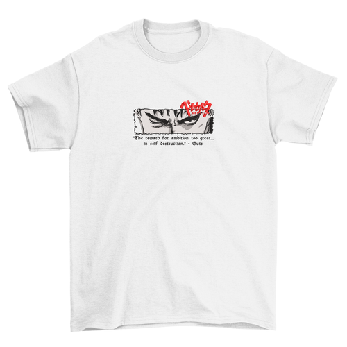 KAEL - Guts Ambition Tshirt Yeniden Yapılandırılmış Nakış
