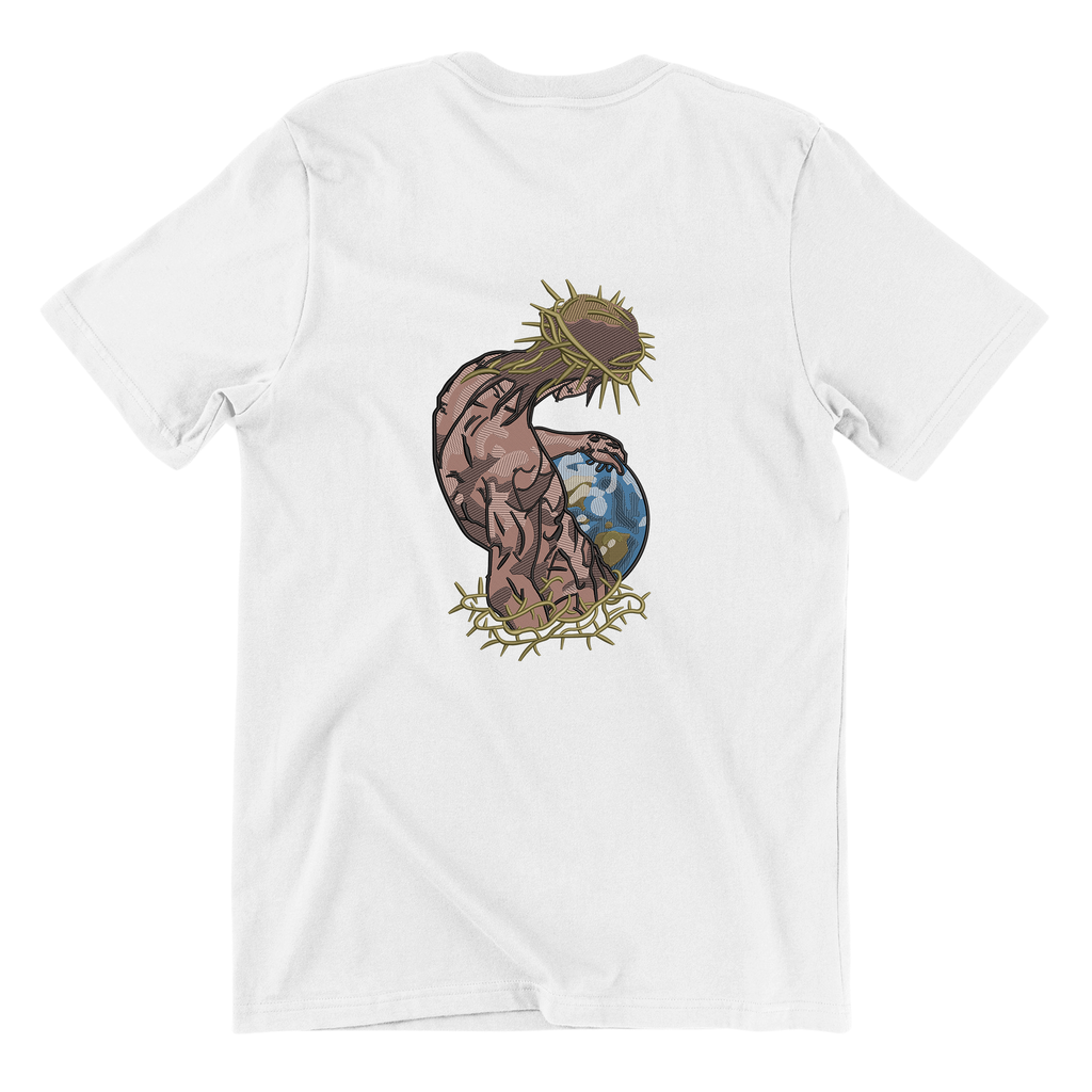 KAEL - Holy Savior 2 Oversize Tshirt Yeniden Yapılandırılmış Nakış