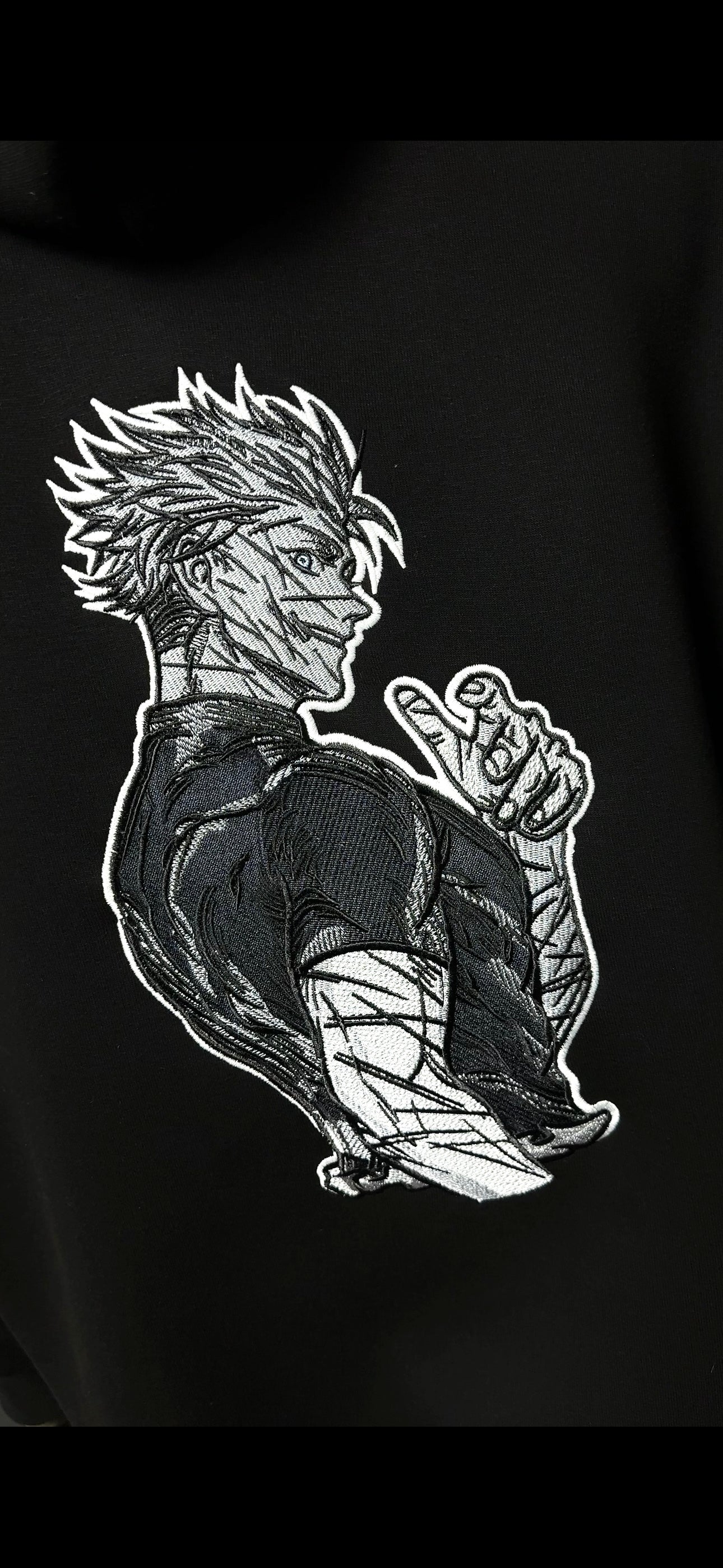 KAEL - OVERSİZE SWEATSHİRT -Gojo Satoru The Honored One Yeniden Yapılandırılmış Nakış