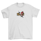 KAEL - Kurosaki Ichigo Hollow Mask Oversize Tshirt Yeniden Yapılandırılmış Nakış